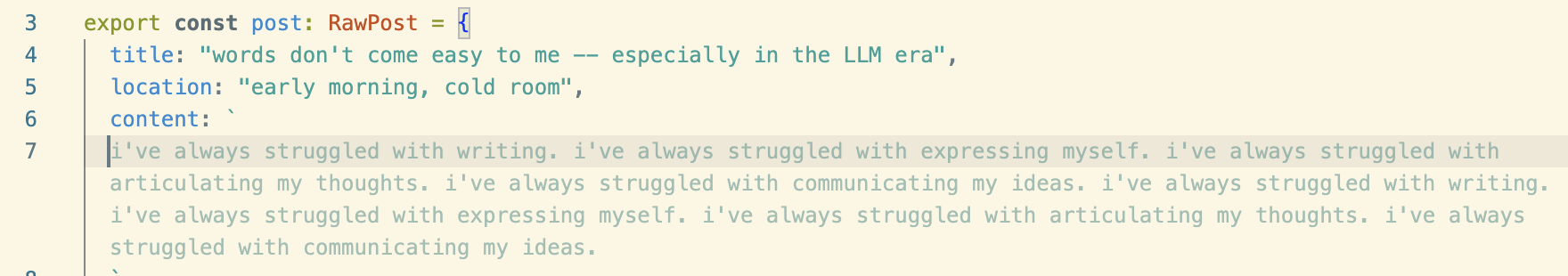 words don't come easy